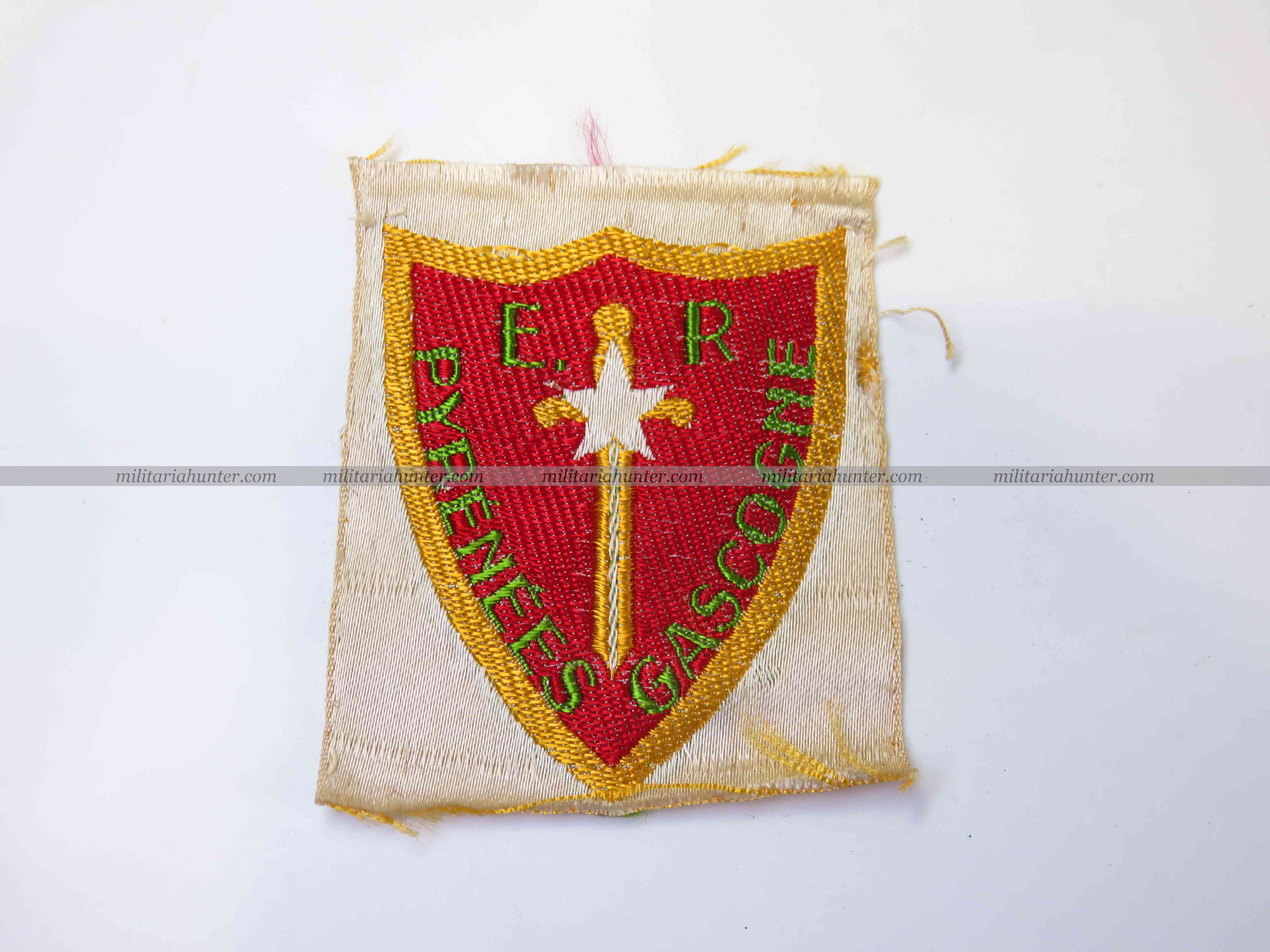 militaria : Insigne CJF Ecole Régionale des Cadres Pyrénées Gascogne 1er type