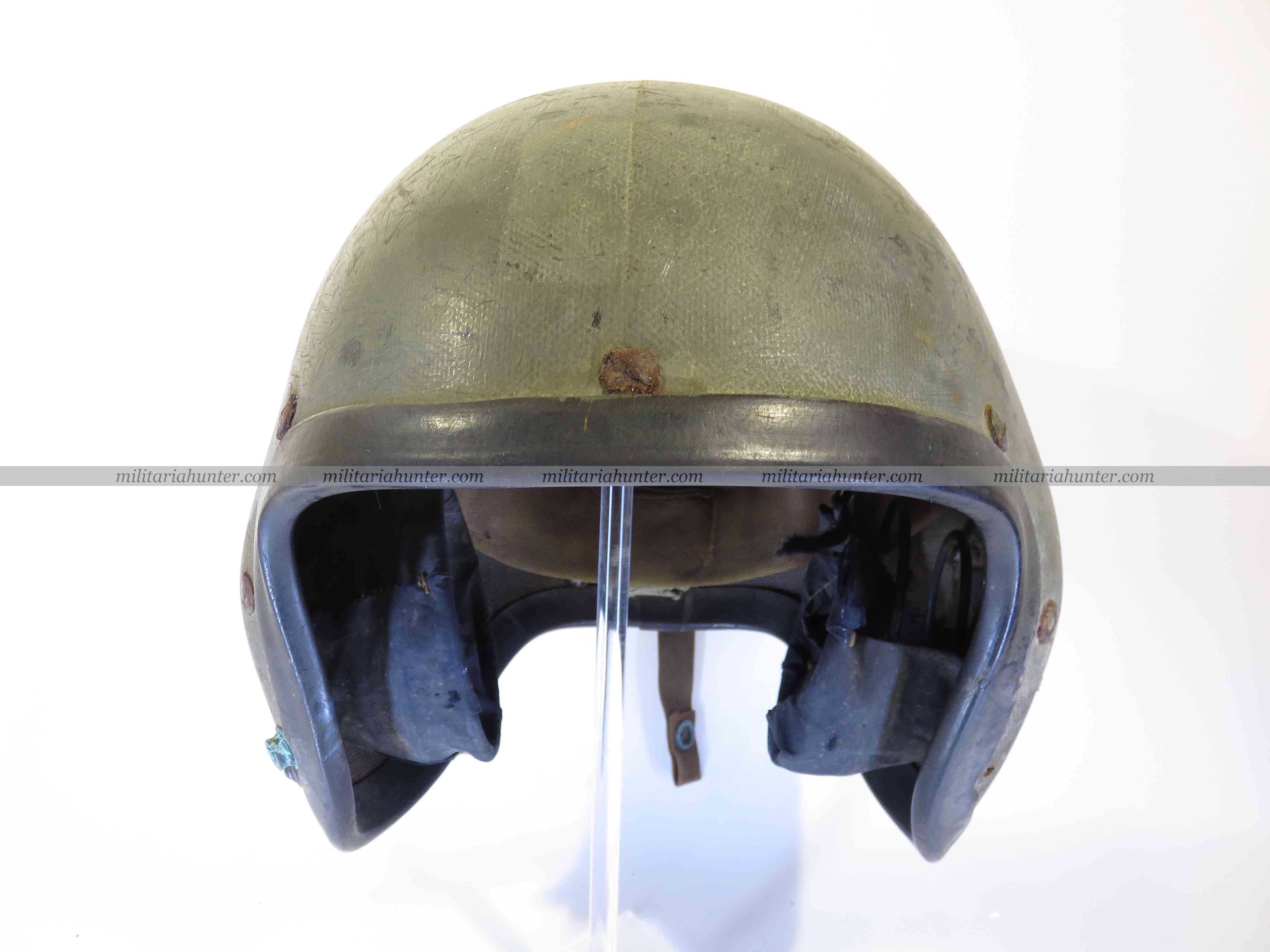 militaria : US Vietnam CVC tank crew helmet GENTEX type MC-2