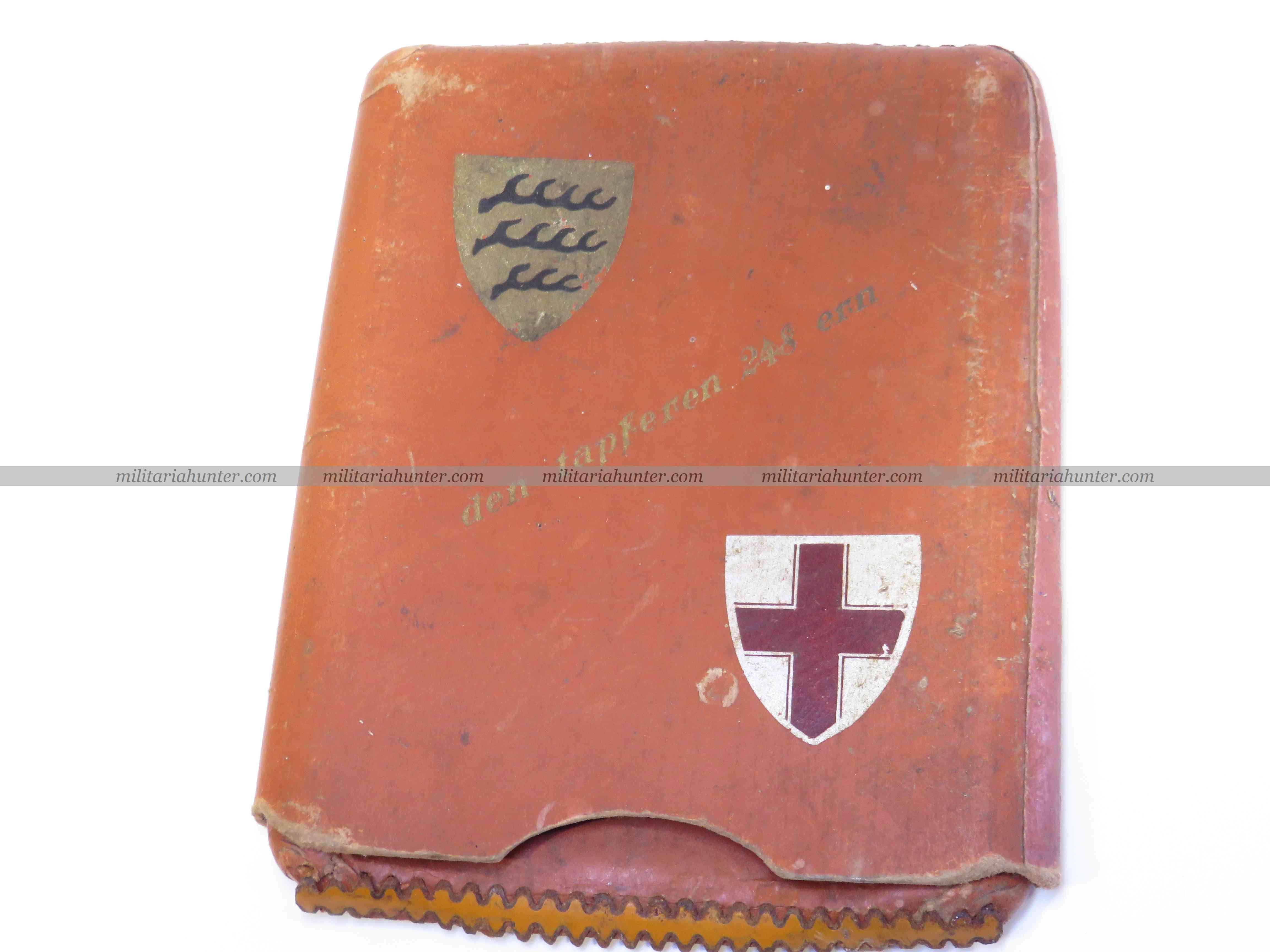 militaria : Pochette patriotique Württemberg RJR248 pour Militarpass