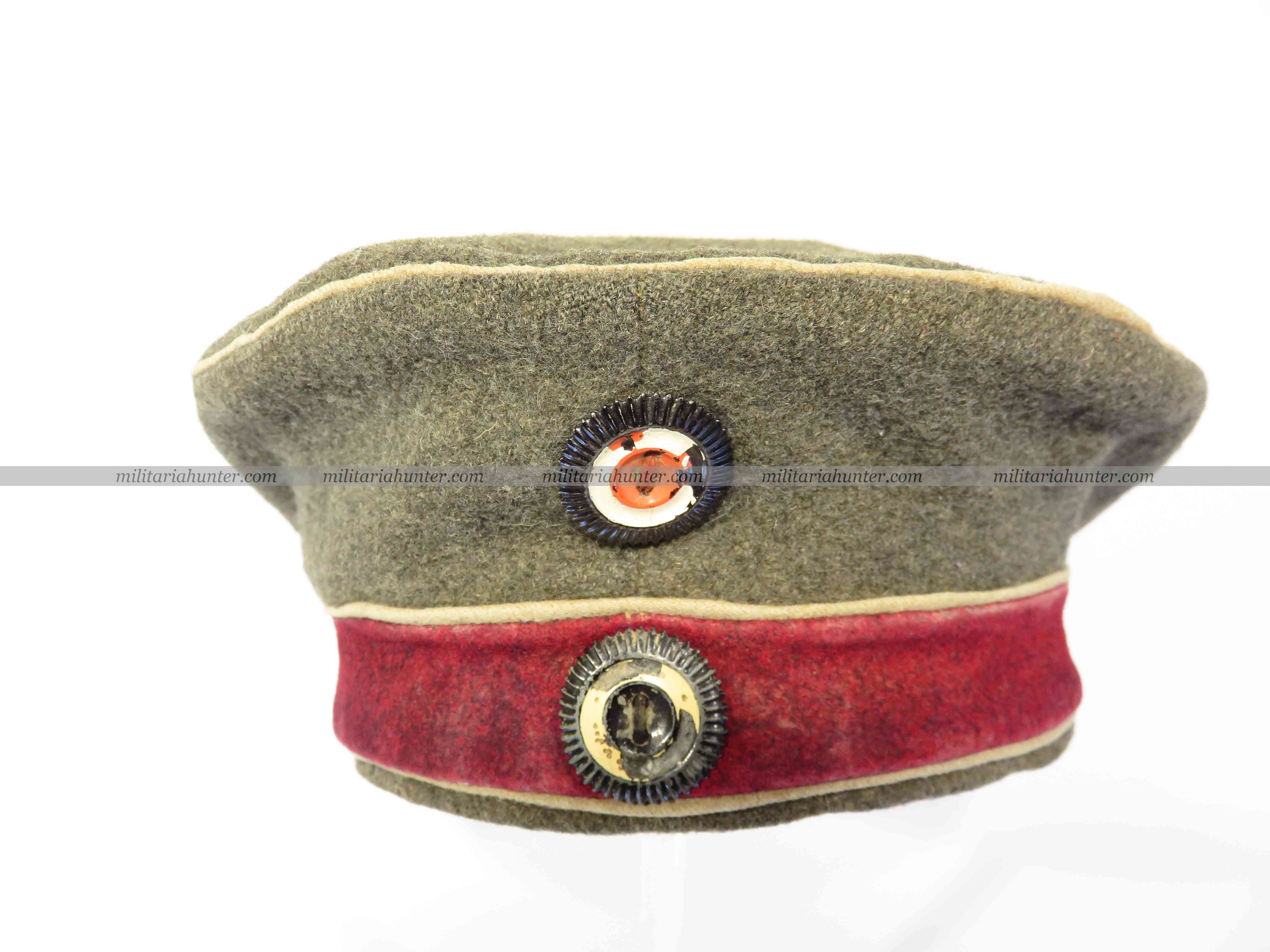 militaria : Mütze feldgrau Husaren Regiment Nr 5