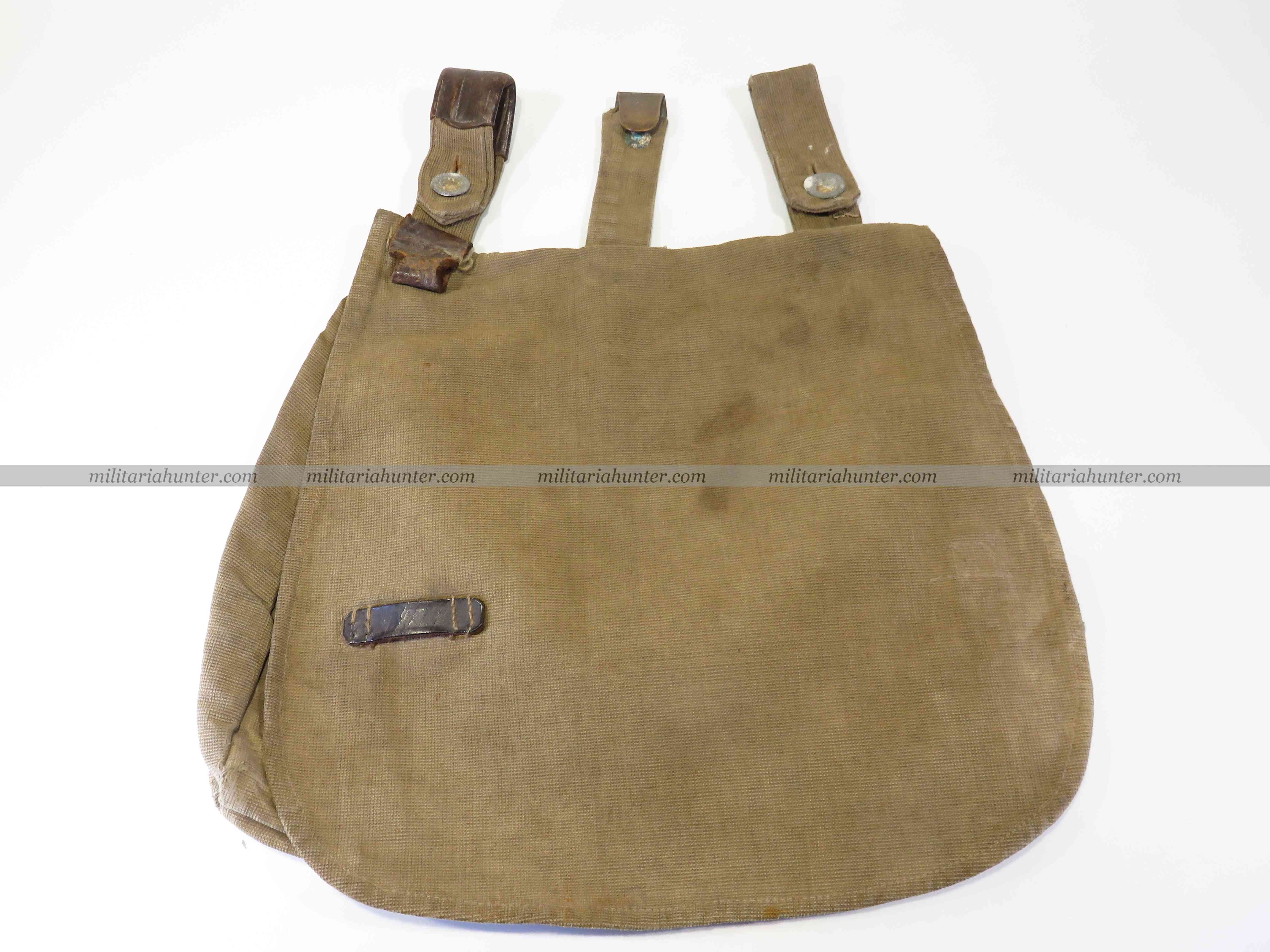 militaria : Sac à pain Kurhess. Infanterie Rgt Nr 83 - Brotbeutel - ww1 german bread bag