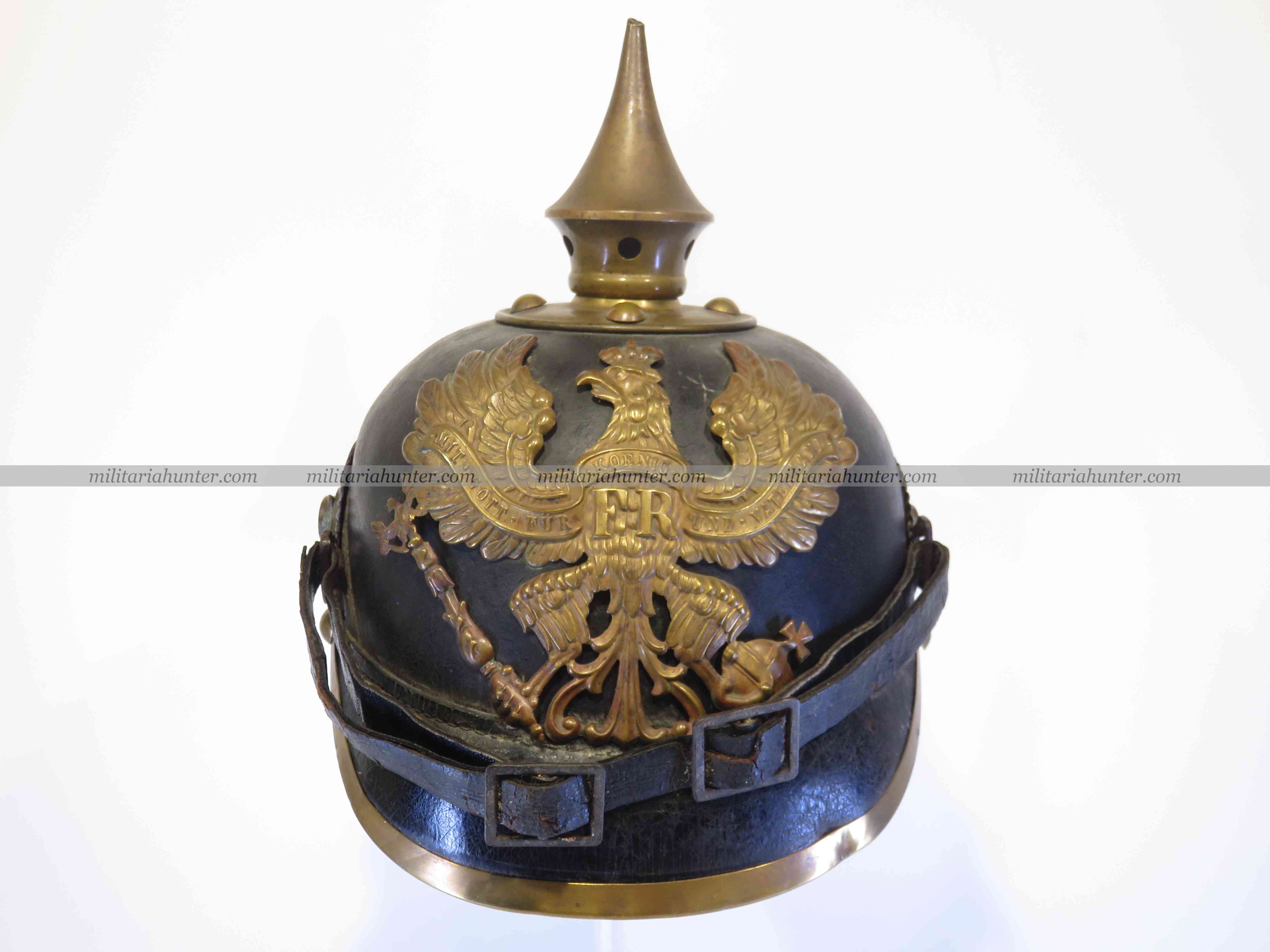 militaria : Casque à pointe M1895 du JR17 de Morhange