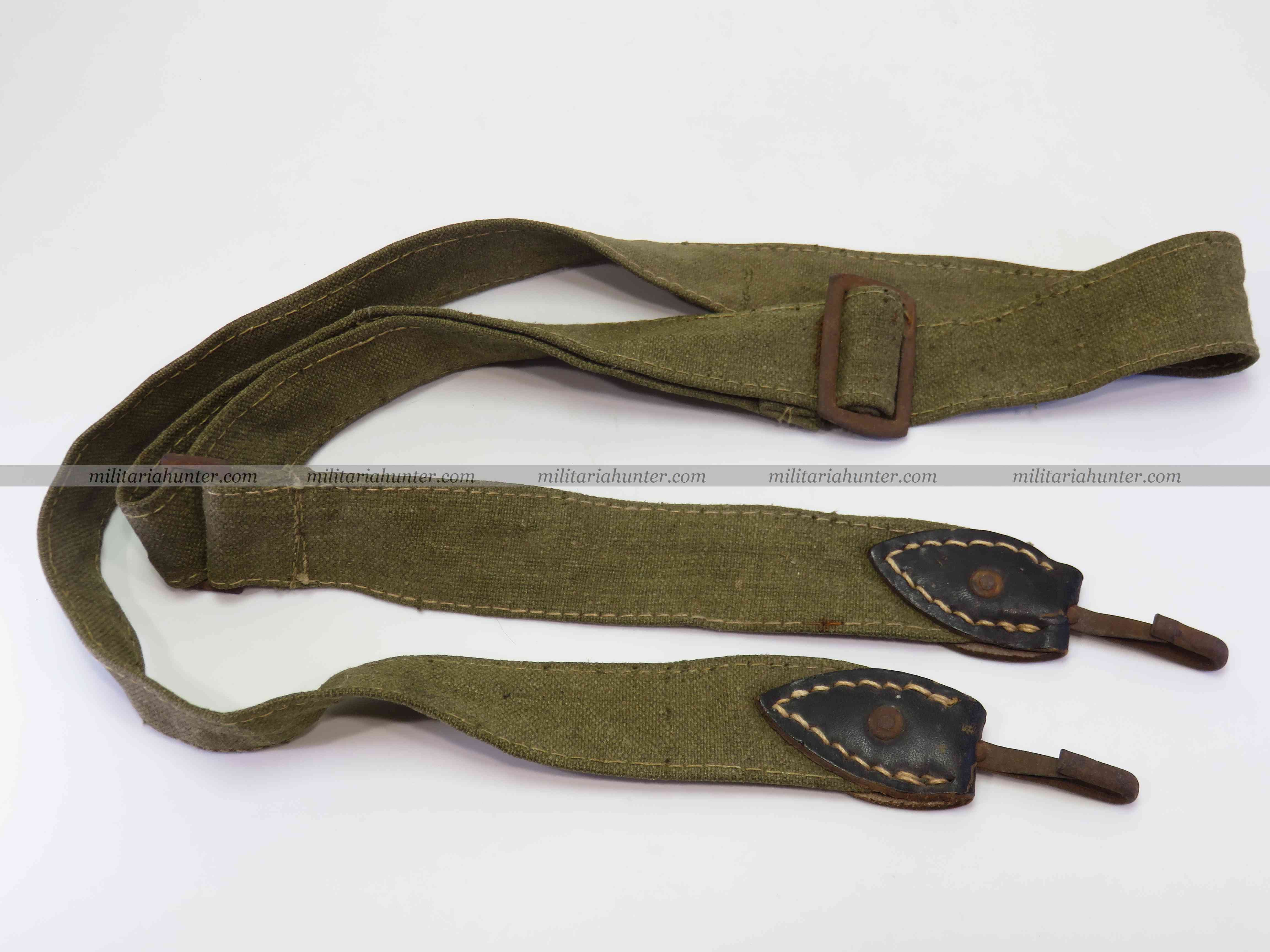 militaria : Sangle sac à pain allemand ww2 M31 avec RBNr - Bread bag strap - Brotbeutel Riem