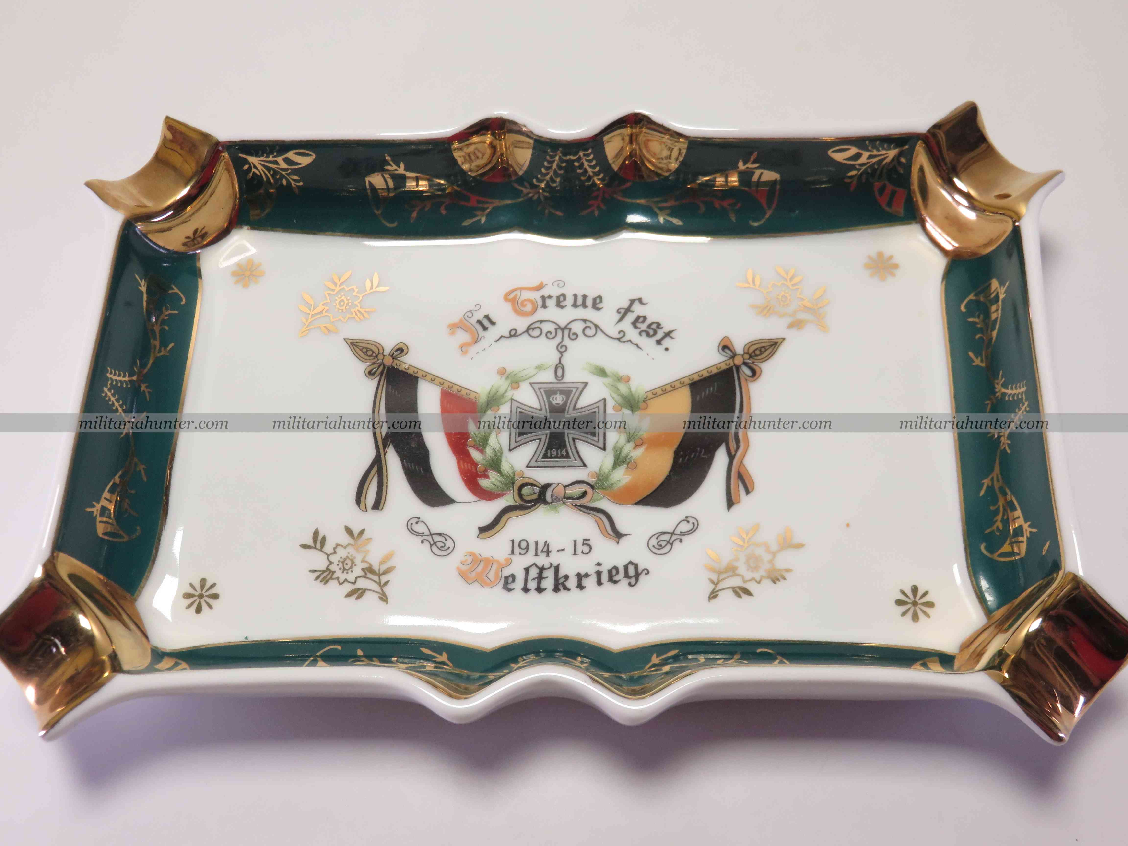 militaria : Reproduction cendrier Croix de Fer - Iron Cross ashtray - EK Aschenbecher