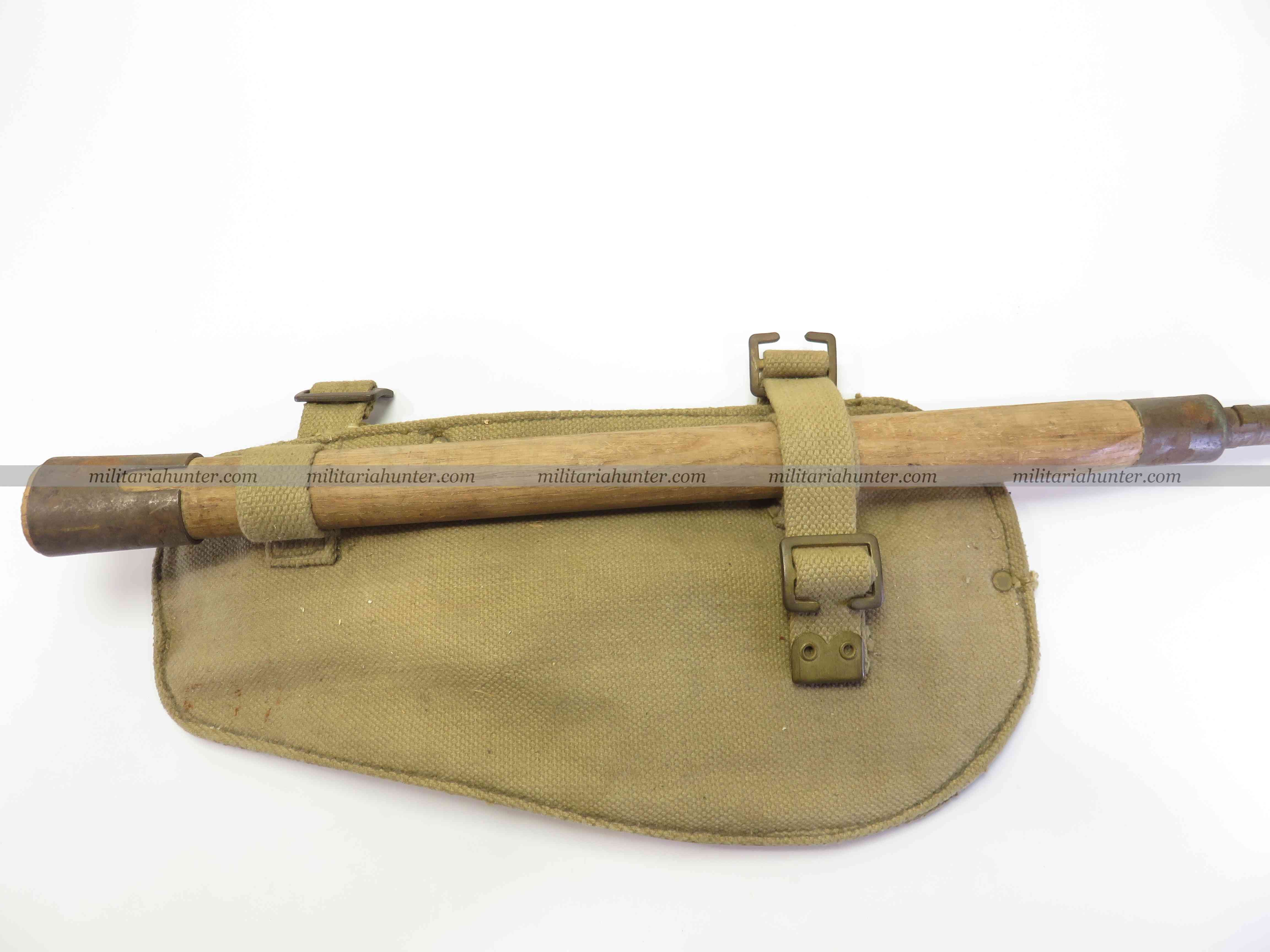 militaria : WW2 british entrenching tool set - outil individuel anglais