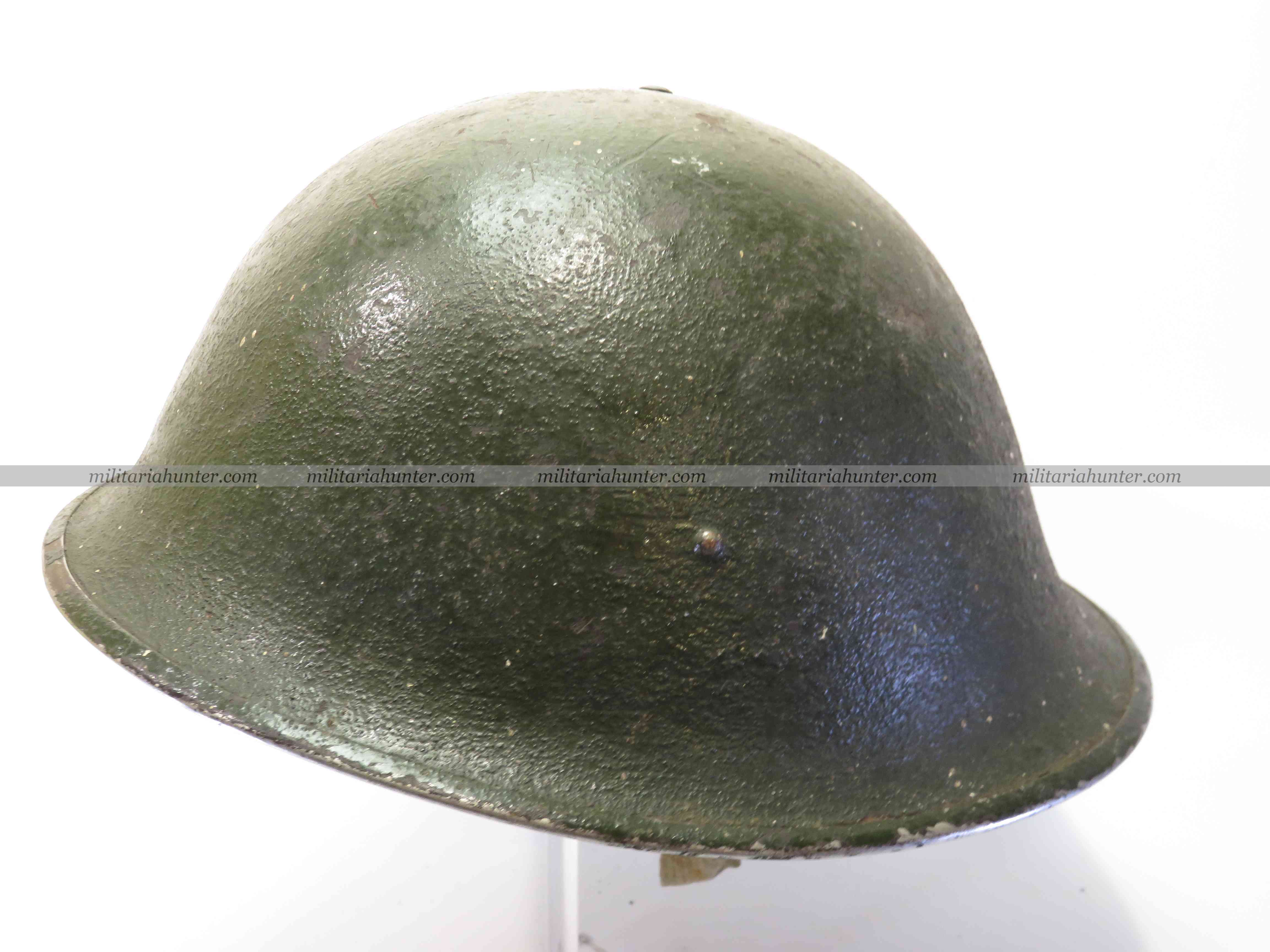 militaria : WW2 Casque anglais ou canadien MkIII Tortue nominatif