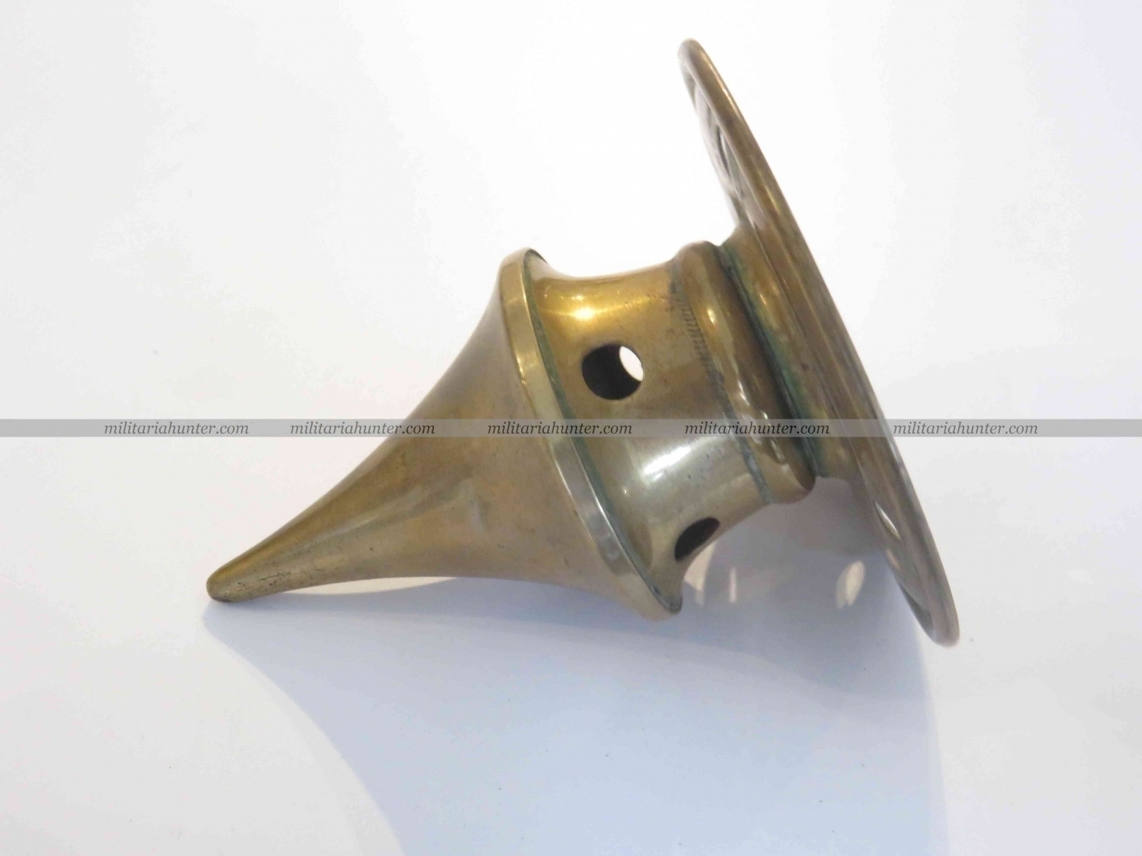 militaria : Pointe M1895 en laiton pour casque à pointe