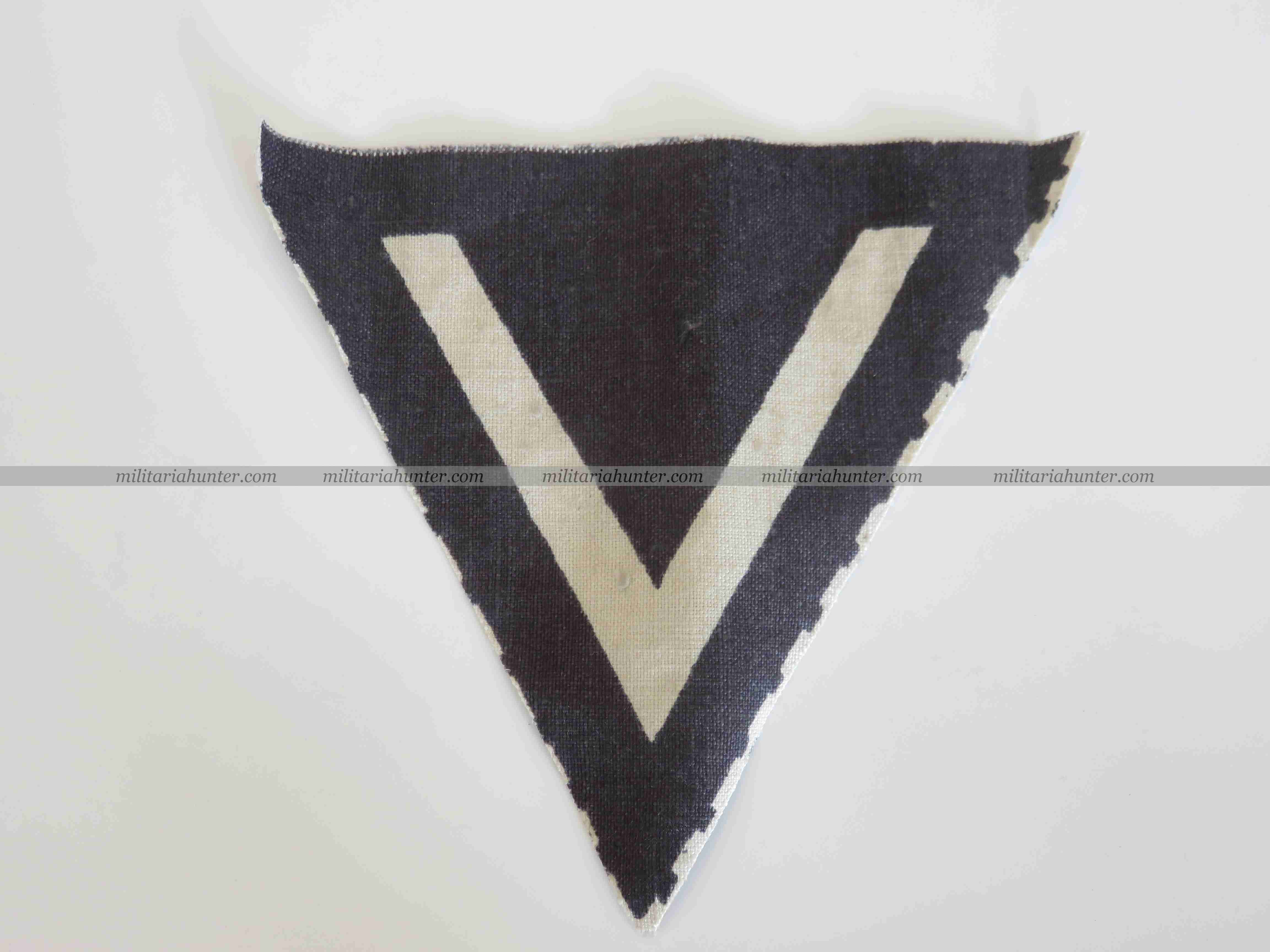 militaria : ww2 Panzertruppen late war printed rank chevron